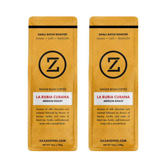 La Rubia Cubana Medium Roast (2-Pack of 12 oz Bags)