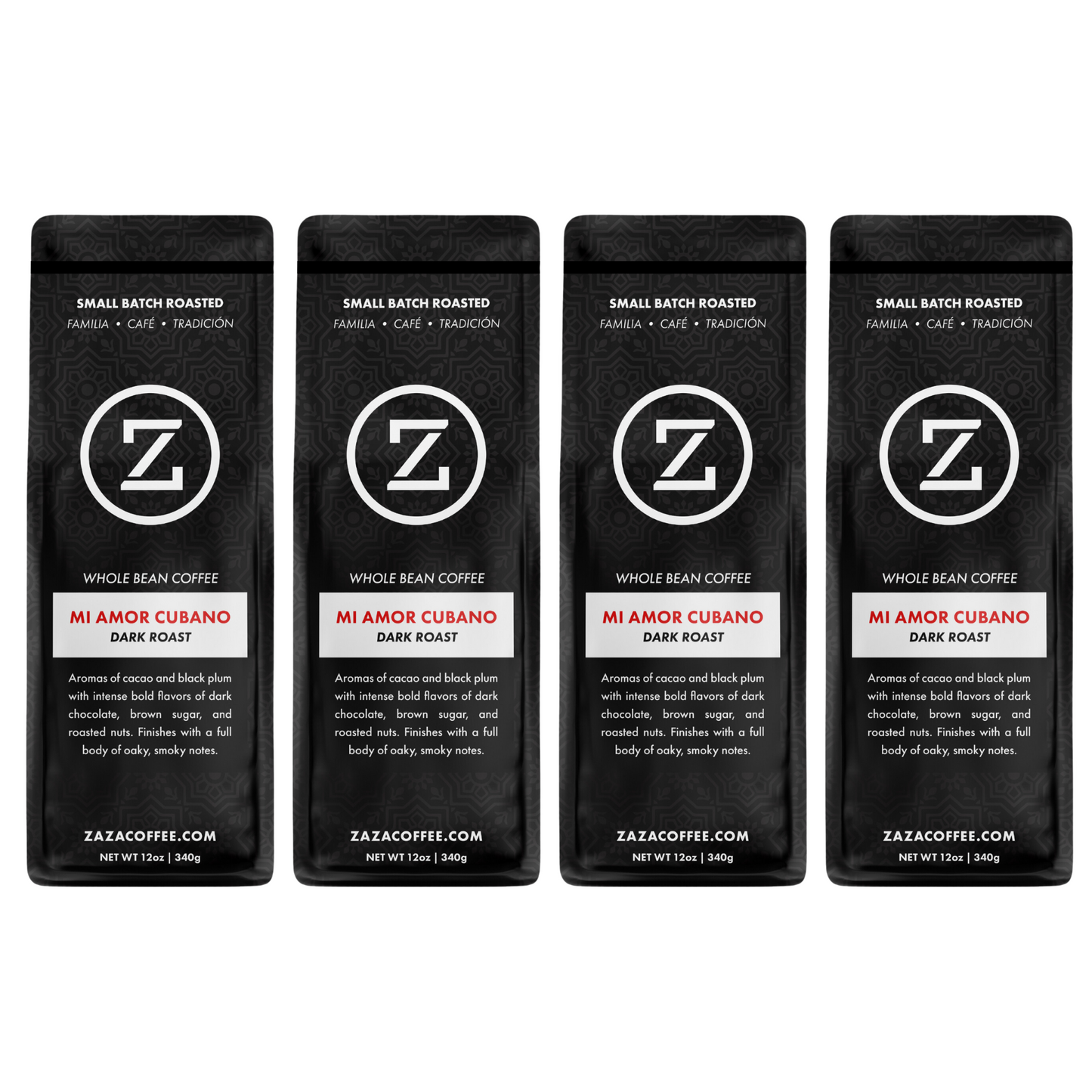 Mi Amor Cubano Dark Roast (4-Pack of 12 oz Bags)