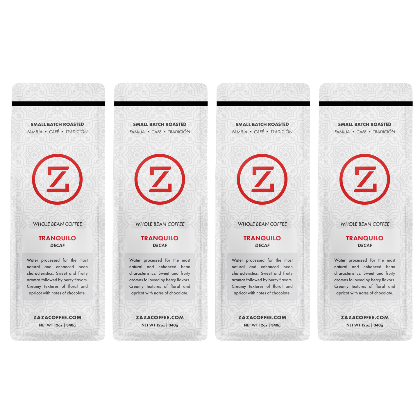 Tranquilo Decaf (4-Pack of 12 oz Bags)