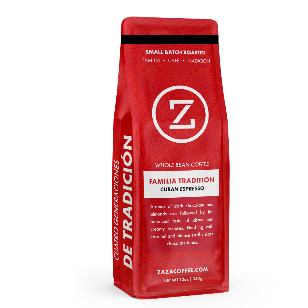 Familia Tradition Whole Bean Cuban Espresso (12 oz Single Bag)