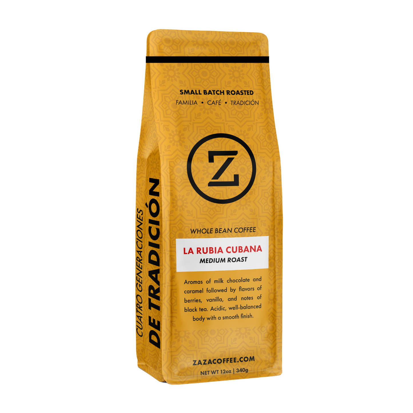 La Rubia Cubana Whole Bean Medium Roast (2-Pack of 12 oz Bags)