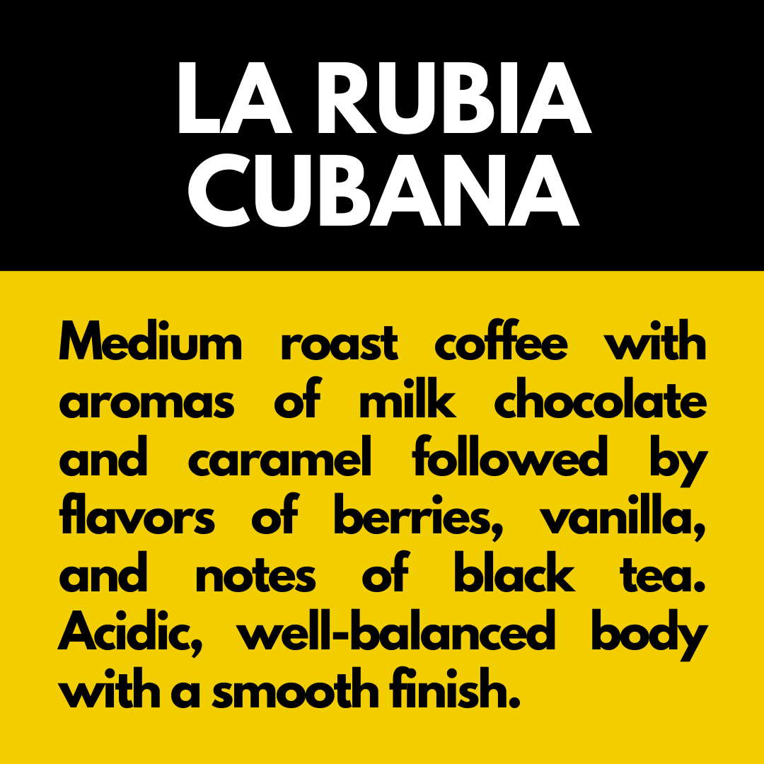 La Rubia Cubana Medium Roast (4-Pack of 12 oz Bags)