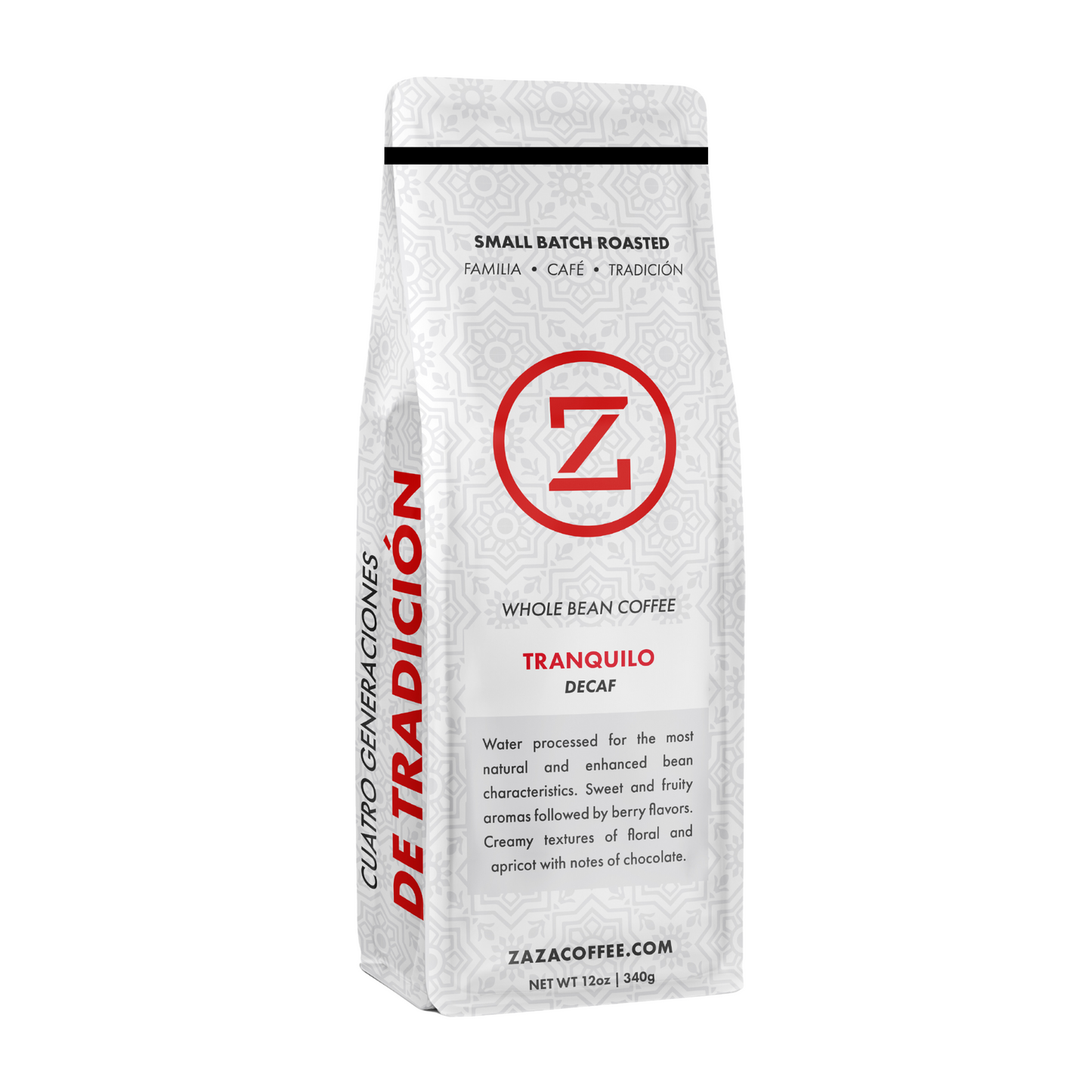 Tranquilo Whole Bean Decaf (2-Pack of 12 oz Bags)
