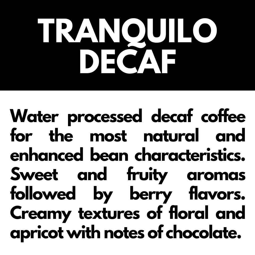 Tranquilo Whole Bean Decaf (2-Pack of 12 oz Bags)